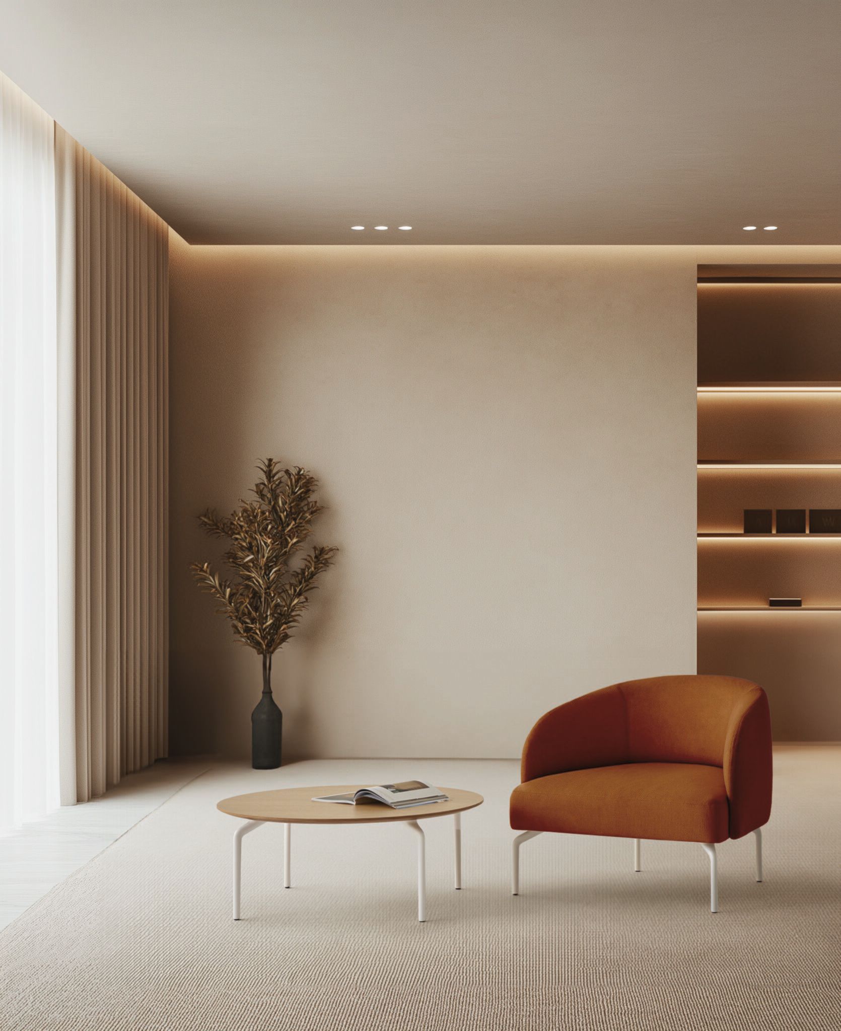 Тканевое кресло с подлокотниками INCLASS Kern ARCH-00120895 - Вид №7