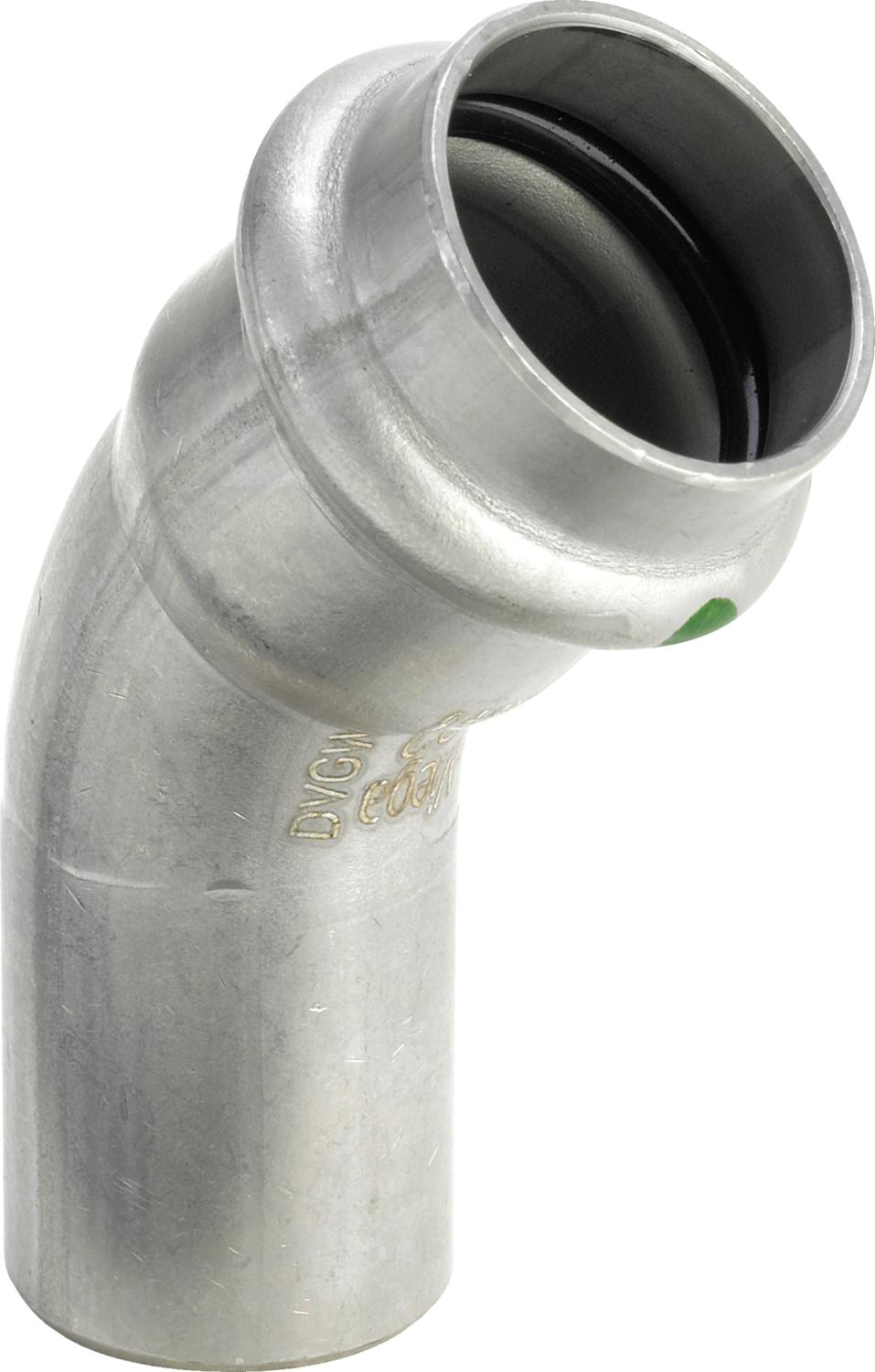 Viega Отвод 45° Sanpress Inox 2326.1 (435431) 435 431