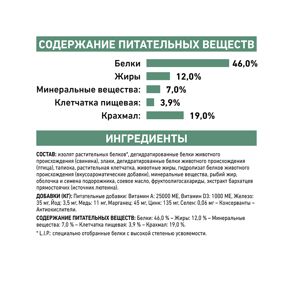 Т0023146 Корм для кошек Vet Diet Diabetic DS46 при сахарном диабете, птица сух. 1,5кг ROYAL CANIN  - Вид №7