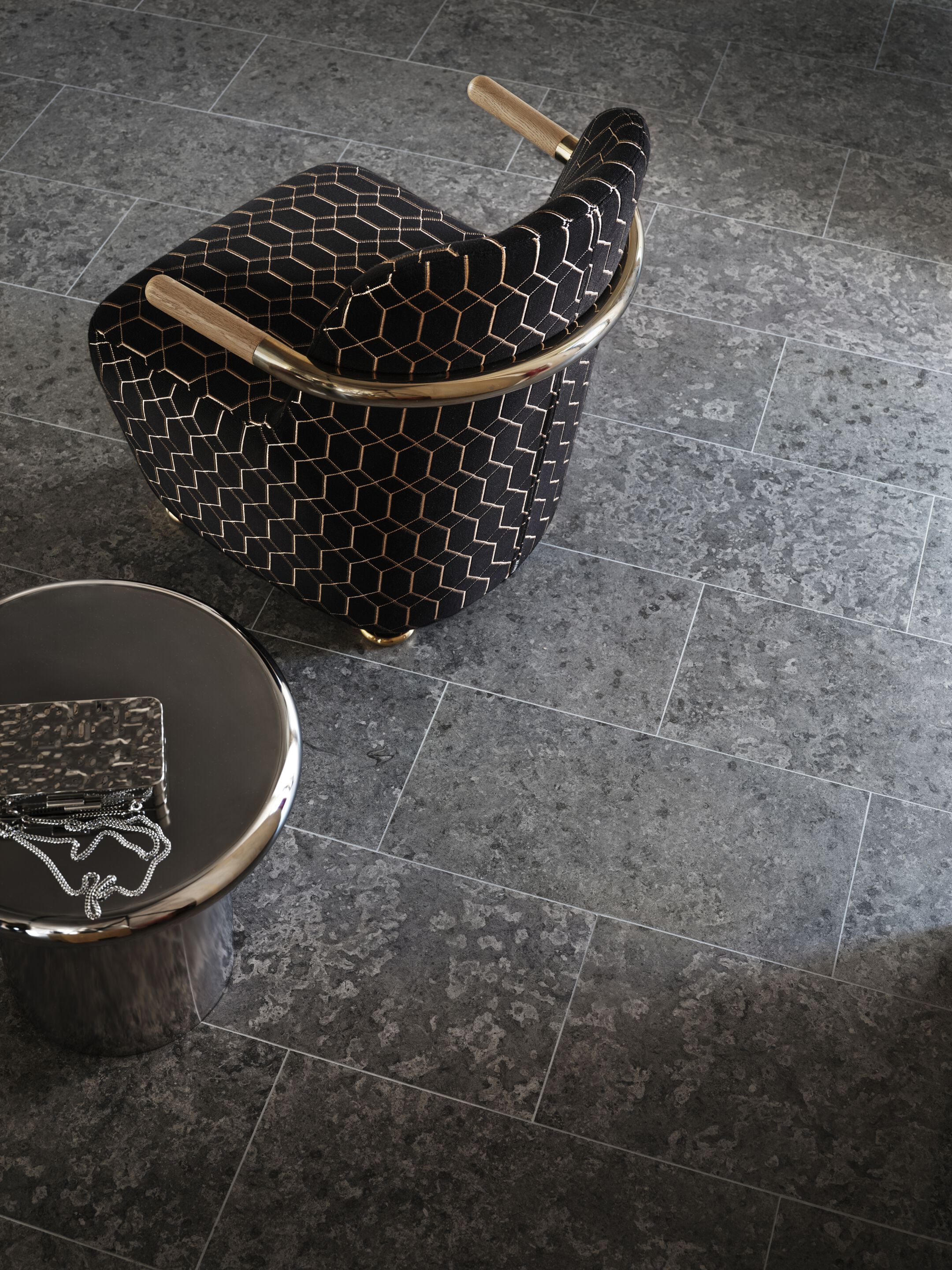 Круглый журнальный столик из зеркального стекла Bla Station BLANK ARCH-00053213 - Вид №8