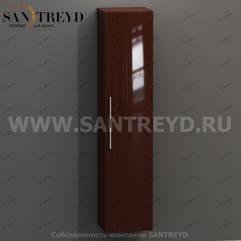 MDC0100 Высокий шкаф с двумя створками 160 см коричневый Globo 4ALL Италия Ceramica Globo
