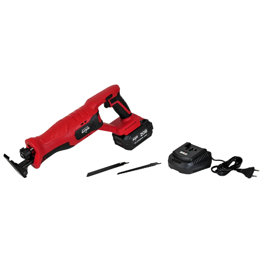 Аккумуляторная сабельная пила Elitech ПСА20-28БЛ с АКБ 4 Ач 89335737 STLM-0838424 - Вид №1