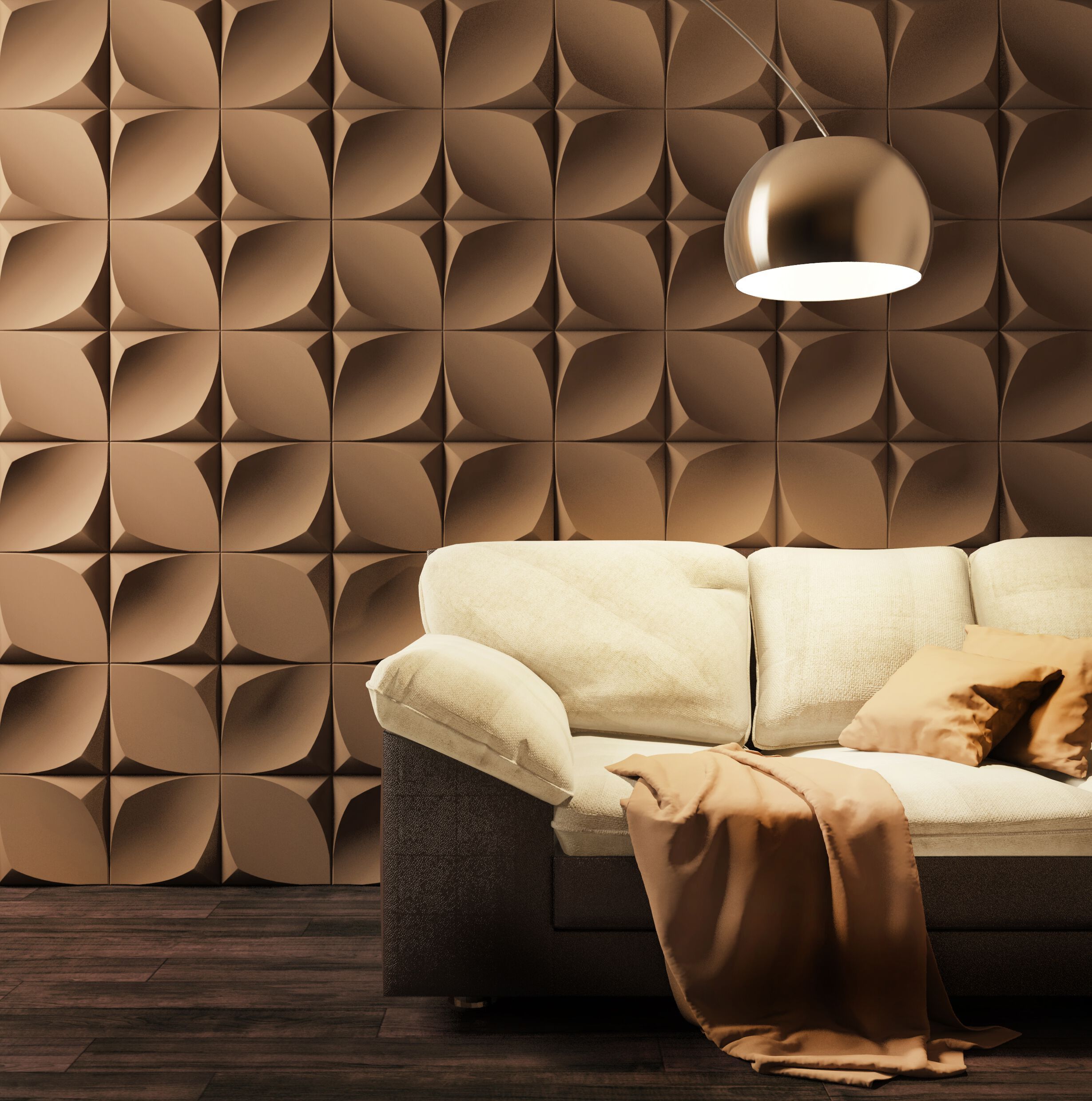 Трехмерное гипсовое покрытие WallDeco M-Modern ARCH-00020758 - Вид №1