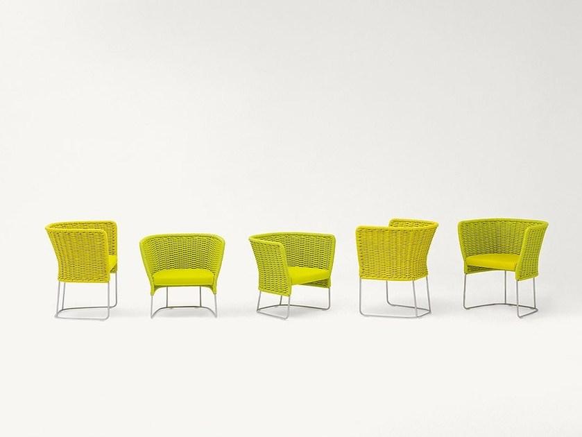 Paola Lenti Садовое кресло из полиэстера Ami B32he - Вид №3