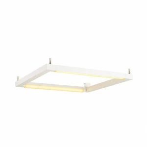Потолочный светильник белый SLV Open Grill Double Twist 1001294 SLV ДИЗАЙНЕРСКИЕ, OPEN GRILL 00-3890387 Белый