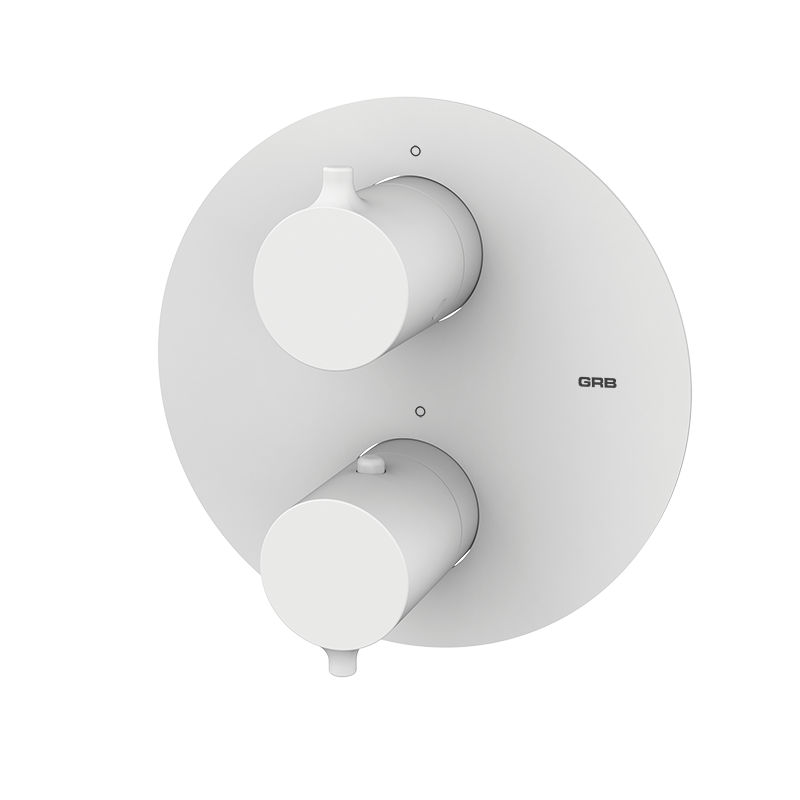 47120471 PREMIUM Белый Встроенный термостатический с запорным Белый GRB MIXERS Time