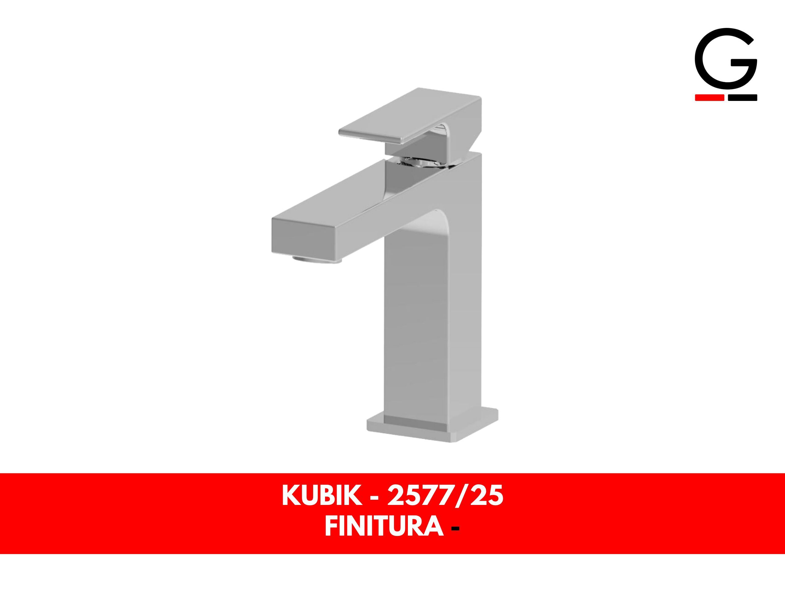 Однорычажный смеситель для раковины GATTONI Kubik ARCH-00119037 - Вид №1