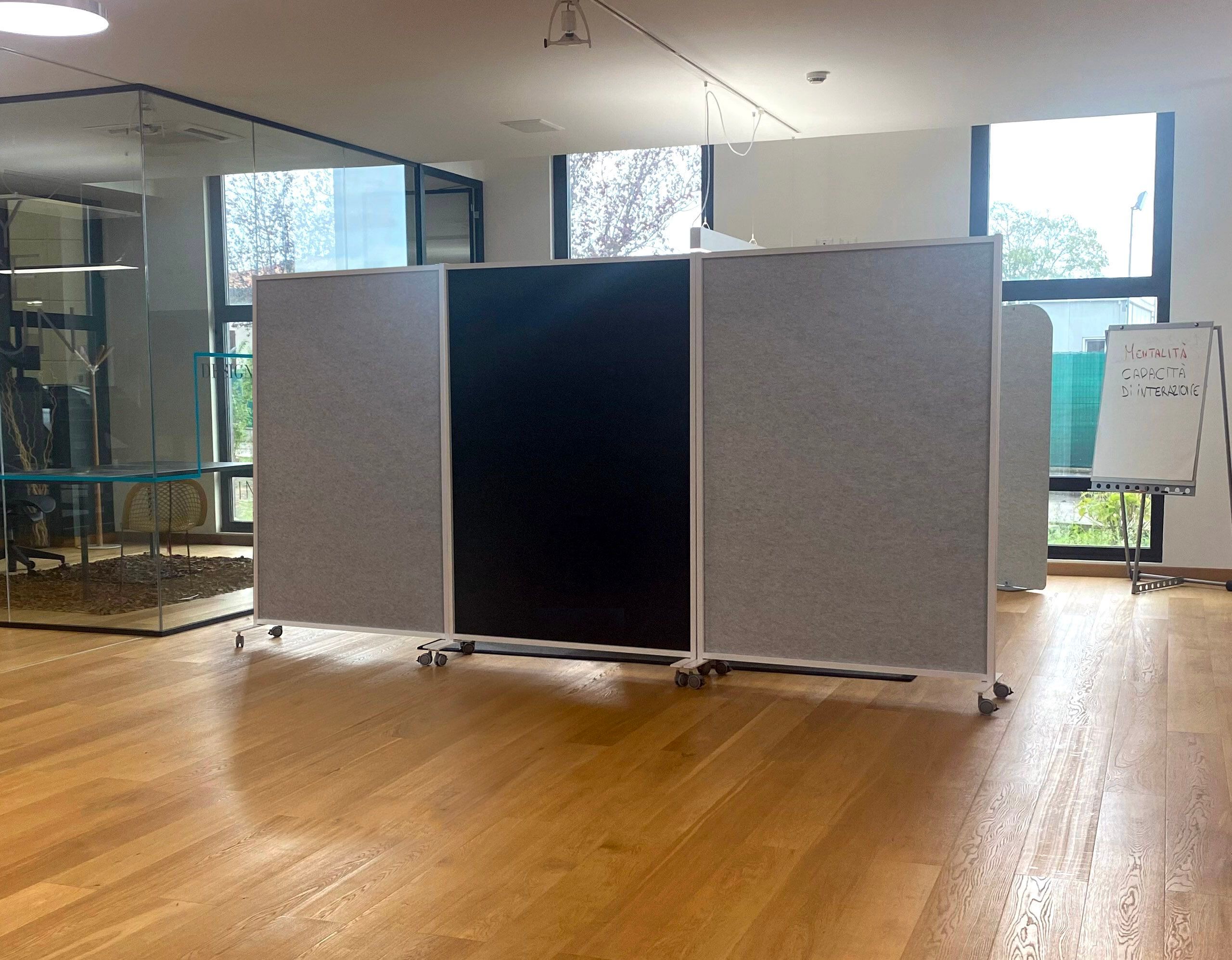 Звукопоглощающая офисная перегородка из ткани на колесах STUDIO T Tosca ARCH-00044416 - Вид №2