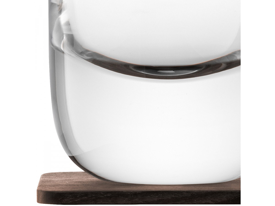 Набор из 2 стаканов Renfrew Whisky с деревянными подставками 270 мл LSA International G121109301 - Вид №3