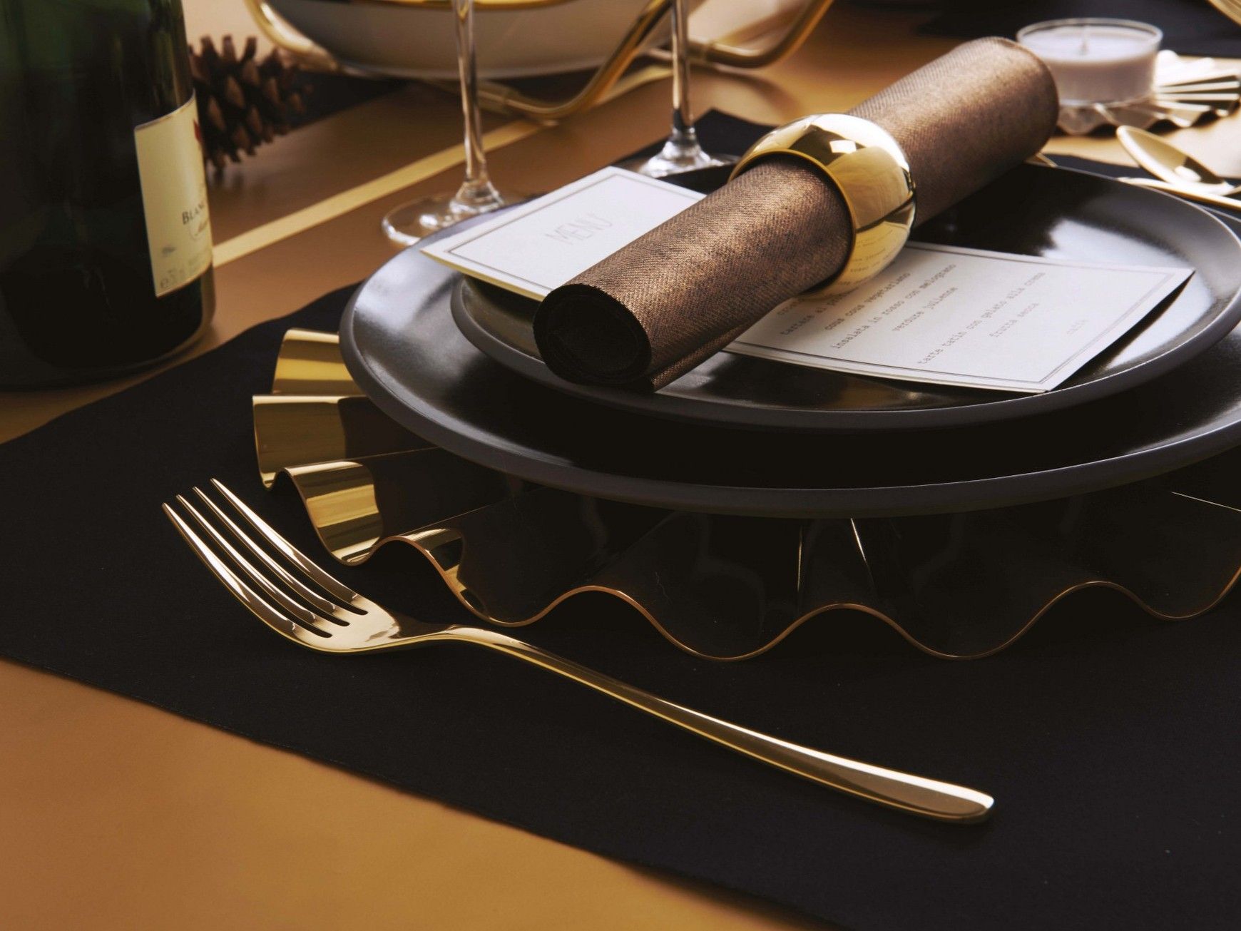 Круглый коврик из нержавеющей стали Sambonet Kyma ARCH-00073901 - Вид №3