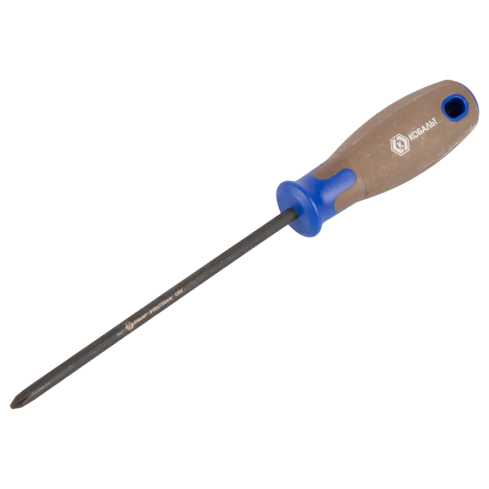 Отвертка крестовая КОБАЛЬТ PH2x150 мм для профессионального монтажа 89373900 STLM-1414300