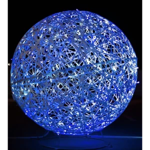 Электрическая светящиеся фигура Шар 100 LED 30x30x30 см теплый белый свет 86164043 STLM-2100363