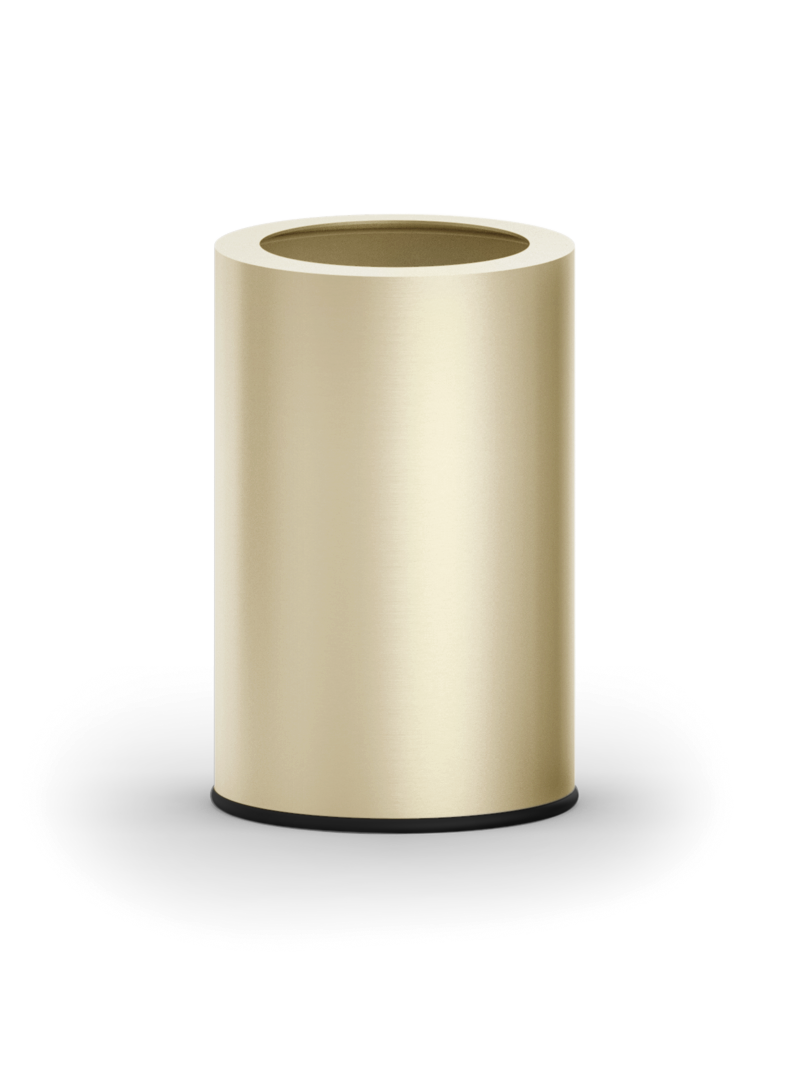 Без крышки;Ведра;Свободностоящие модели ROOMS DECOR WALTHER Хром 615000  - Вид №5