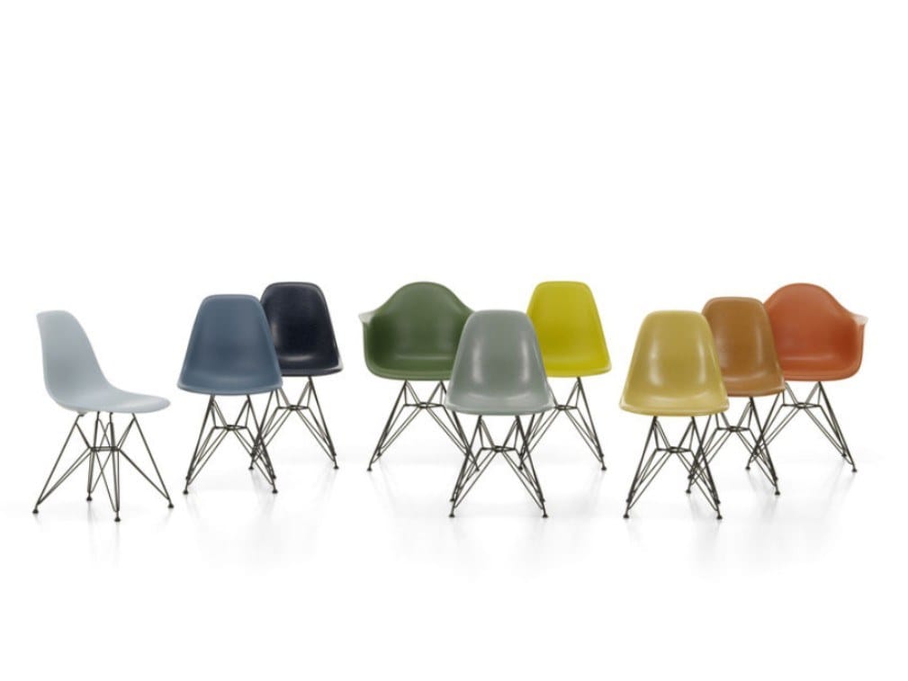 Мягкий стул из ткани VITRA Eames Plastic Chair ARCH-00146883 - Вид №51
