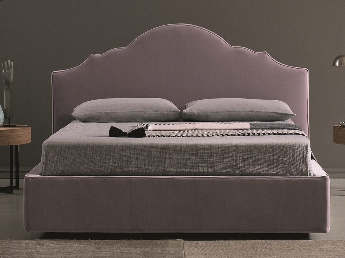Двуспальная кровать с мягкой тканью BODEMA TIFFANY ARCH-00028906