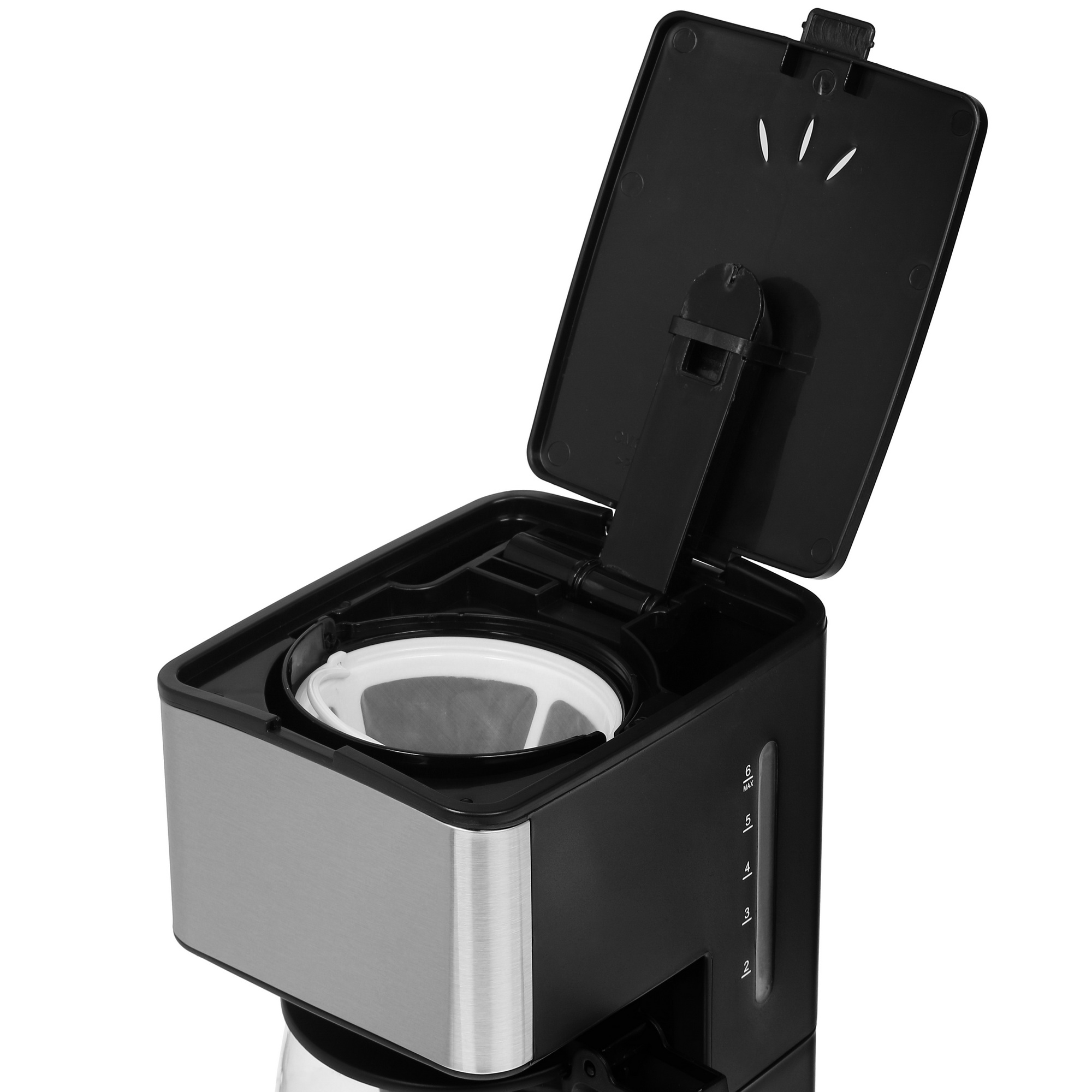 5050249 Кофеварка капельная DEXP DCM-0800A серебристый STDN-0018624 - Вид №4