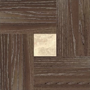 Напольное покрытие из дерева (инкрустация мраморная "botticino fiorito" из темного дуба) ddcz33 rs mB Devon Devon INTARSIA