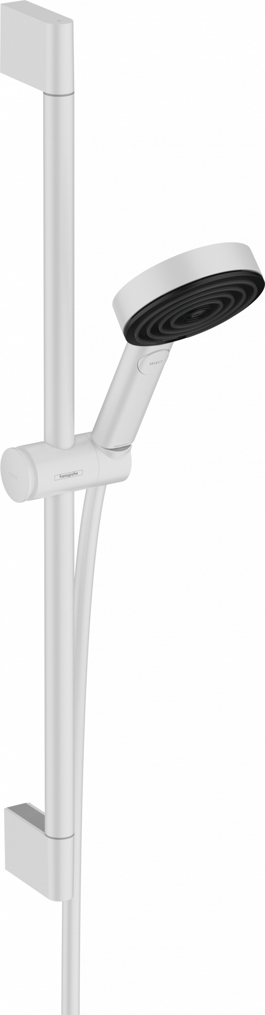 24161700 Pulsify Select S Душевой набор 105 3jet Relaxation EcoSmart со штангой 65 см Hansgrohe 