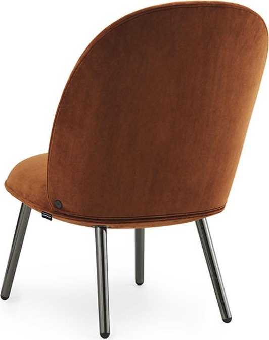 603737 Lounge Chair Black Metallic City Velvet Normann Копенгаген Normann Copenhagen Ace - Вид №2