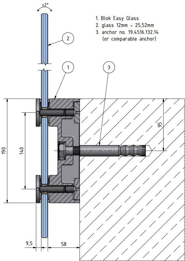Q-RAILING ITALIA Клещи для крепления к полу D-line sun-id-1506231 - Вид №3