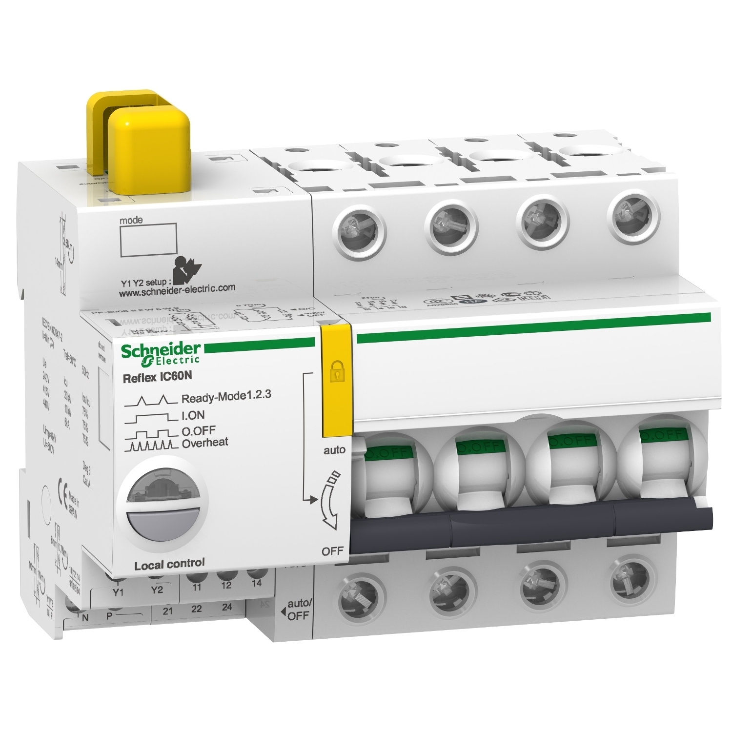 A9C62410 Автоматический выключатель Acti9 4P 10А (C) 10кА Schneider Electric Acti 9 