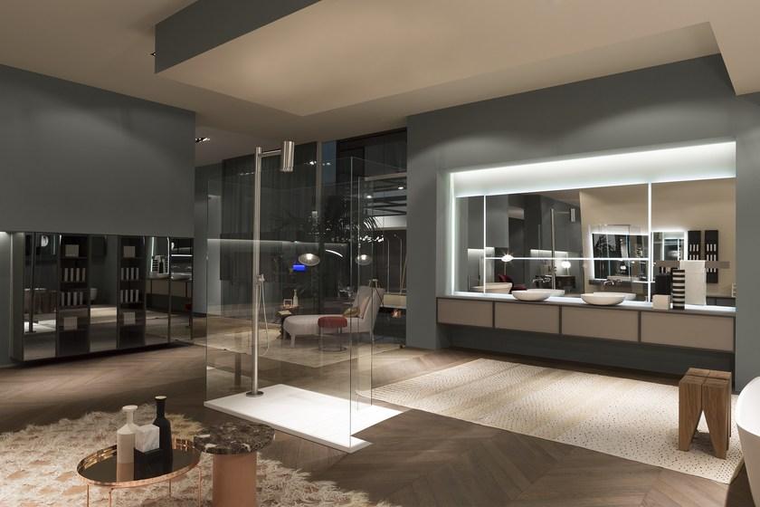 Antonio Lupi Design Напольная душевая стойка из нержавеющей стали с душевой лейкой Shawà Antoniolupi sun-id-1449210 - Вид №4