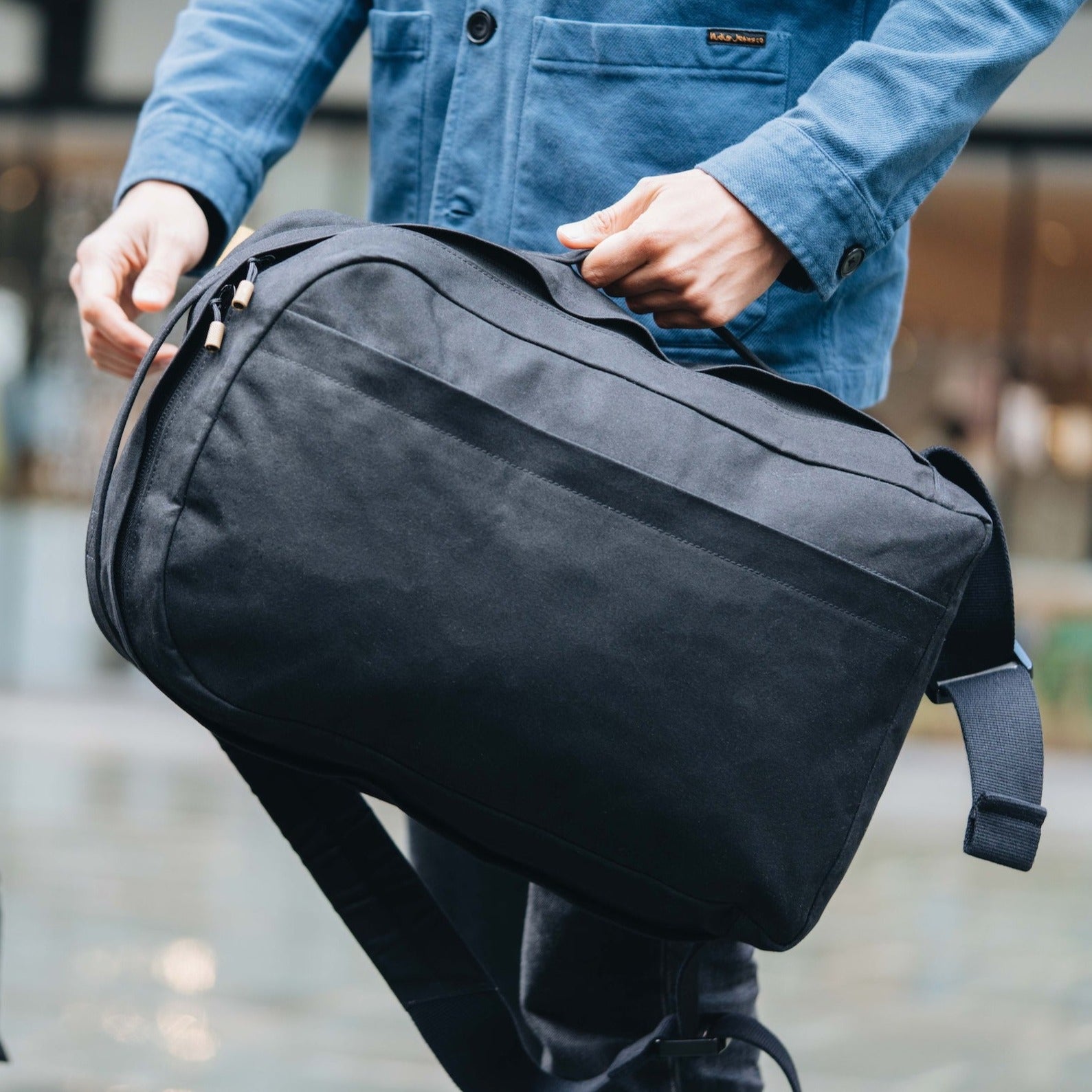 W301BLA-STO-STE Ежедневная упаковка 21 л - камень / нержавеющая сталь Wingback  - Вид №21