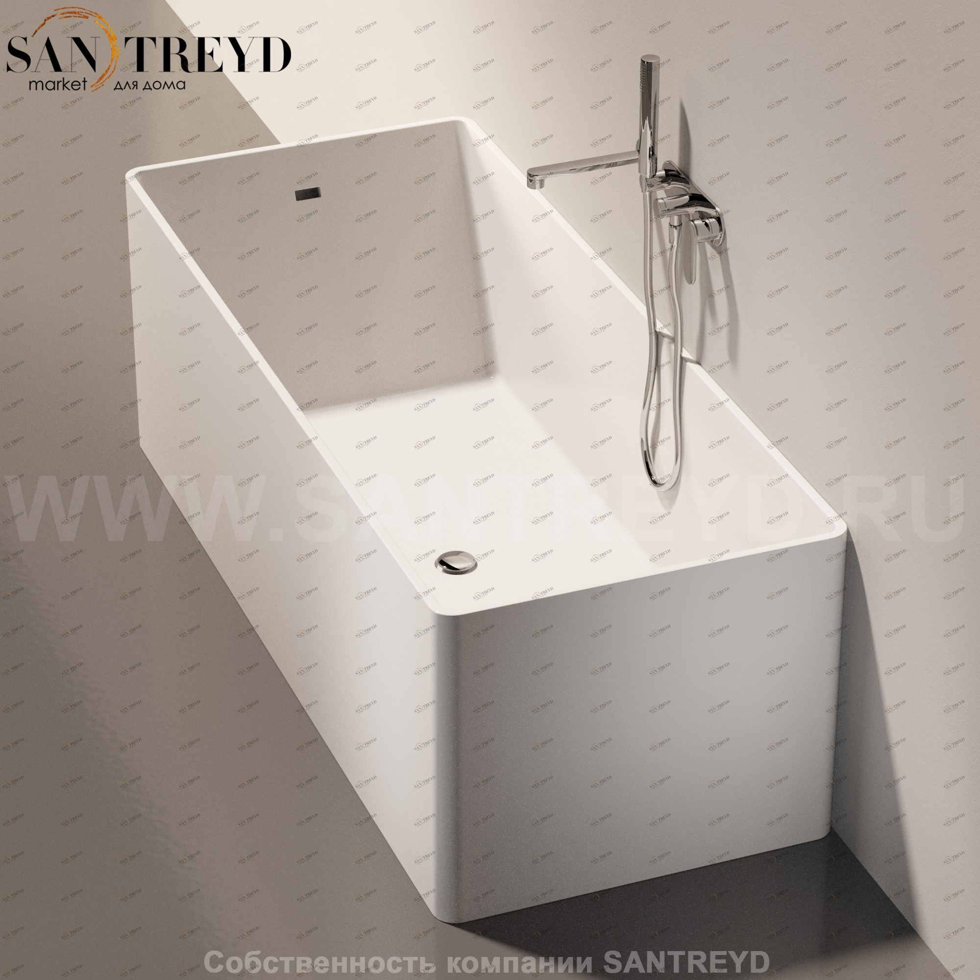 Flaminia WASH Ванна свободностоящая 170 см белая MW170.9016 Ceramica Flaminia MW1709016