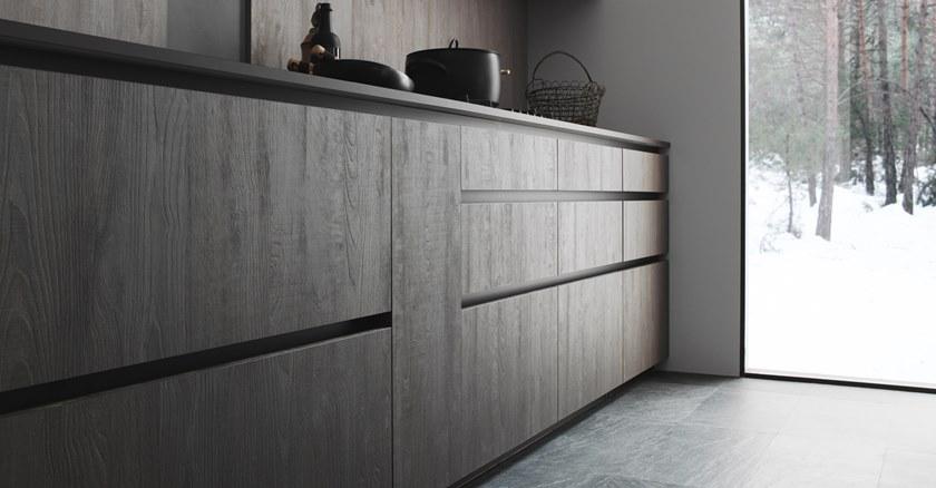 Floritelli Cucine Кухня с полуостровом без ручек Ares sun-id-1432210 - Вид №10