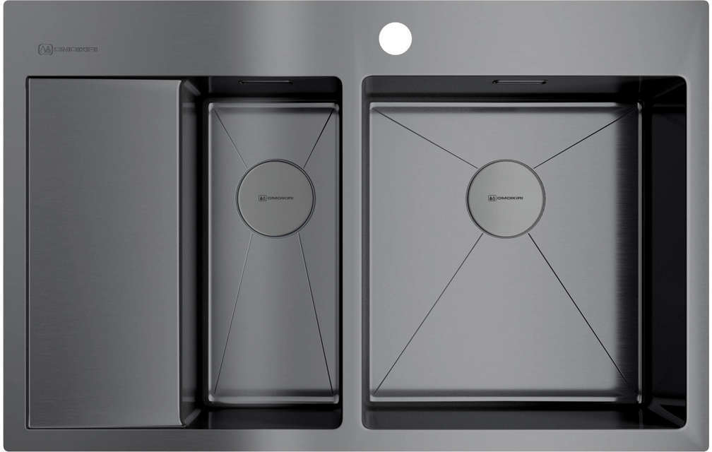 Кухонная мойка Akisame 78-2 GM-R OMOIKIRI