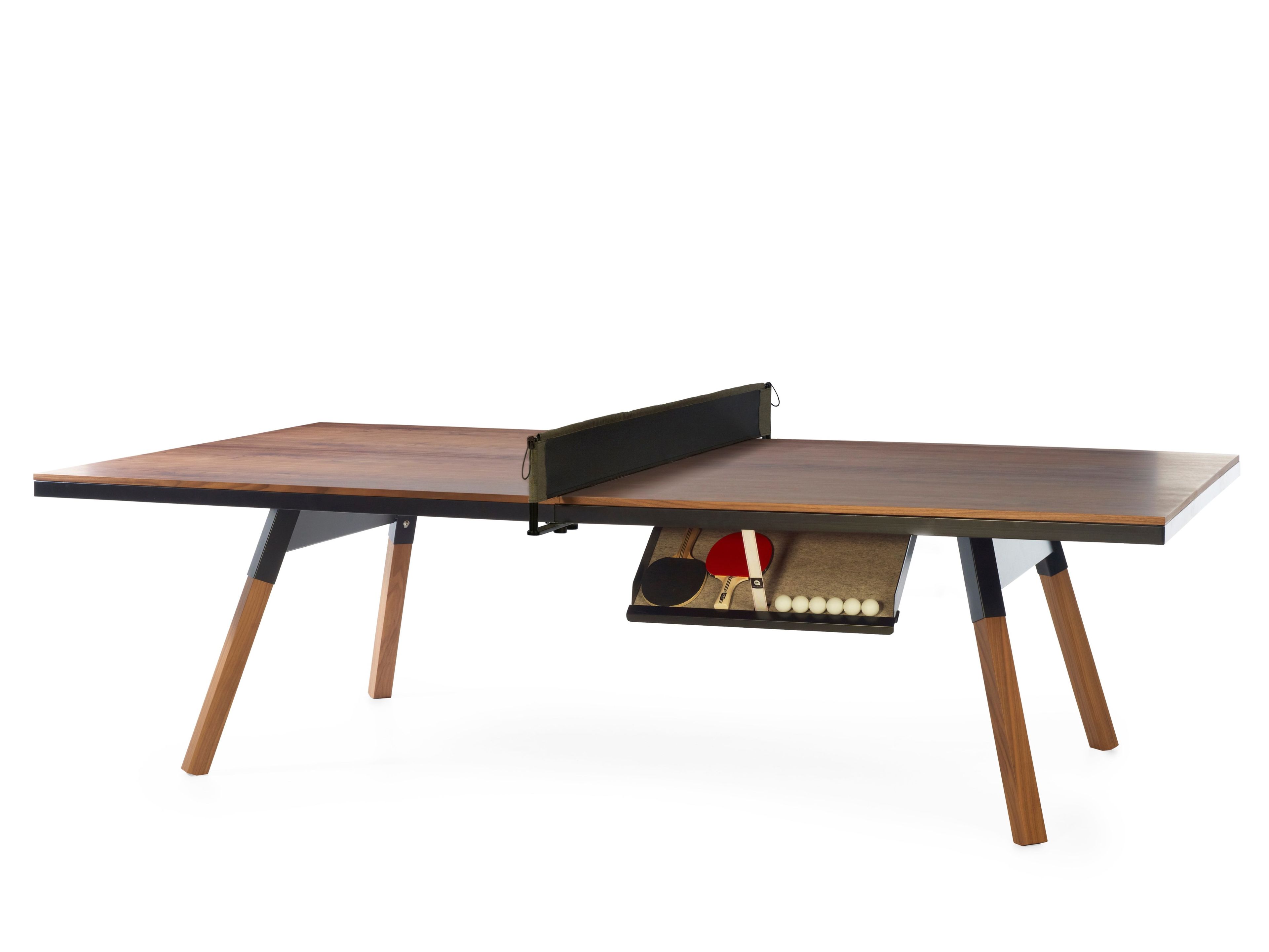 Прямоугольный стол для пинг-понга из орехового дерева RS Barcelona YOU AND ME ARCH-00146040 - Вид №1
