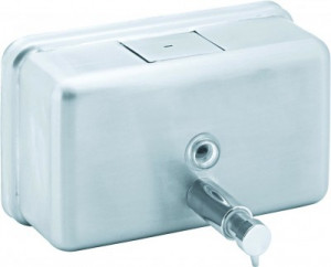 140107001 Дозатор жидкого мыла из нержавеющей стали, горизонтальный