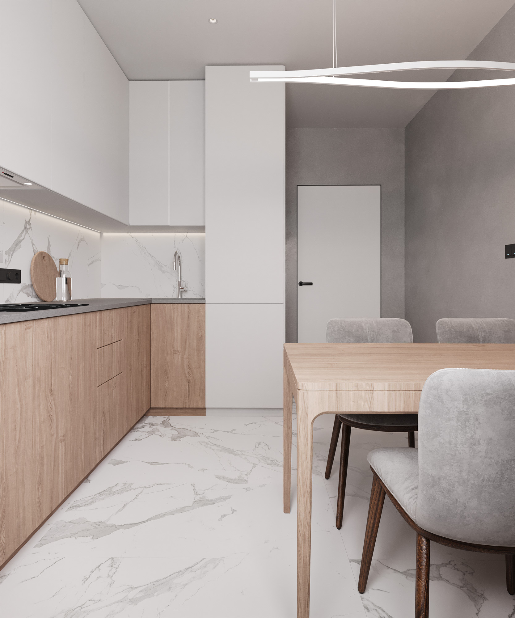 Белая симфония мрамора CR4003-A Arcadia Ceramica Paradise - Вид №1