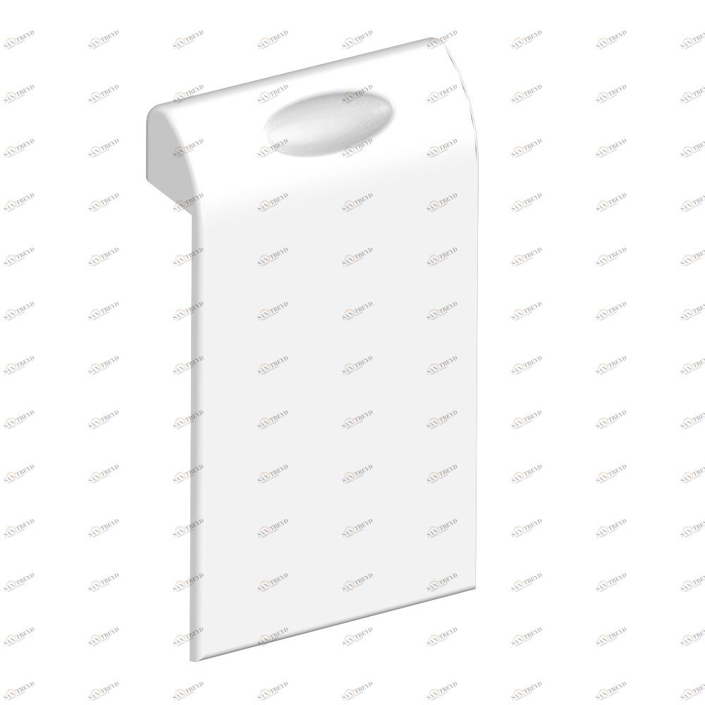 B16-P107 Подголовник из полиуретанового геля 35 x 40 см, высота 5,5 см, белый Thg-paris Аксессуары Без отделки 