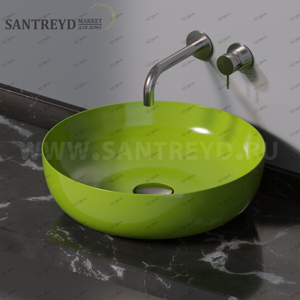 L615121 Накладная раковина на столешницу  круглая A. e T. Italia ELITE AeT ITALIA