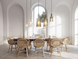 Подвесной светильник из боросиликатного стекла