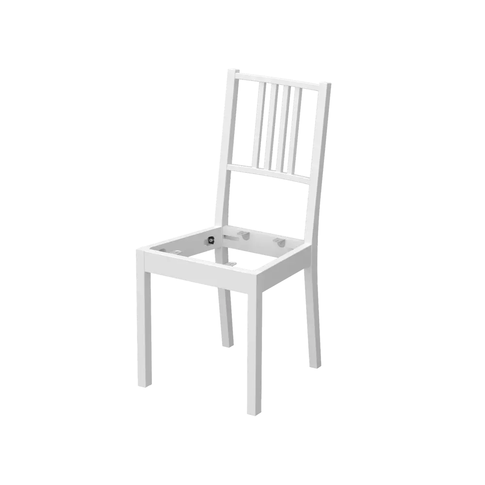 Основание стула Марсель Delinia 42x90x49 см массив цвет белый 82699554 STLM-2034925 