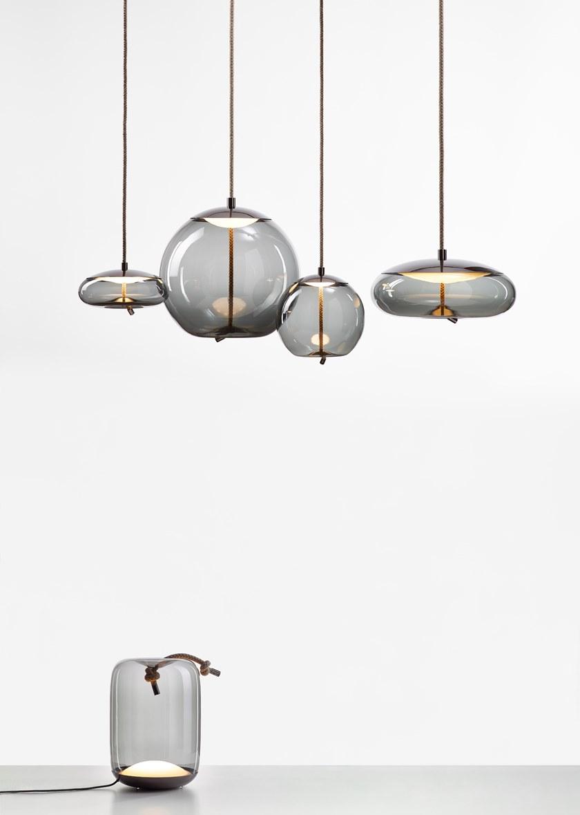 BROKIS Настольная лампа из дутого стекла Knot Pc1078 - Вид №4