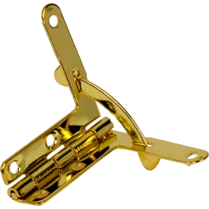 Петля для шкатулок с ограничителем 32x30 мм, цвет золото, 2 шт.