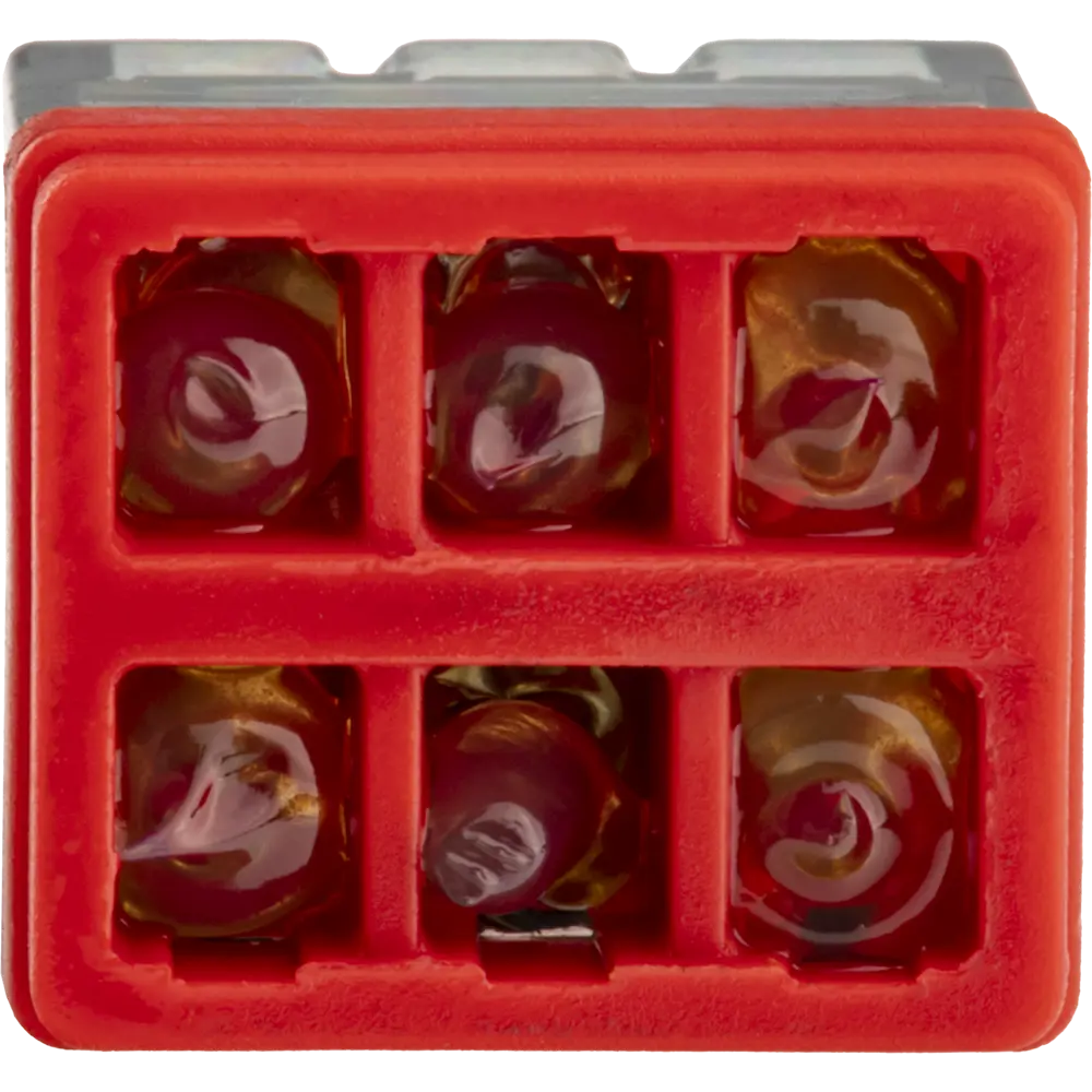 84509782 Клеммы монтажные самозажимные с пастой Duwi СМК 772-206 6-проводные 2,5мм² прозрачные 5шт 26732 4 STLM-1118925  - Вид №3