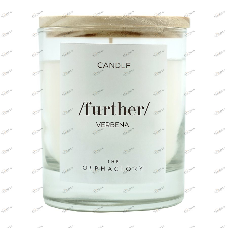Свеча ароматическая The Olphactory Further "Вербена" AMBIENTAIR  00-3894971 Белый 