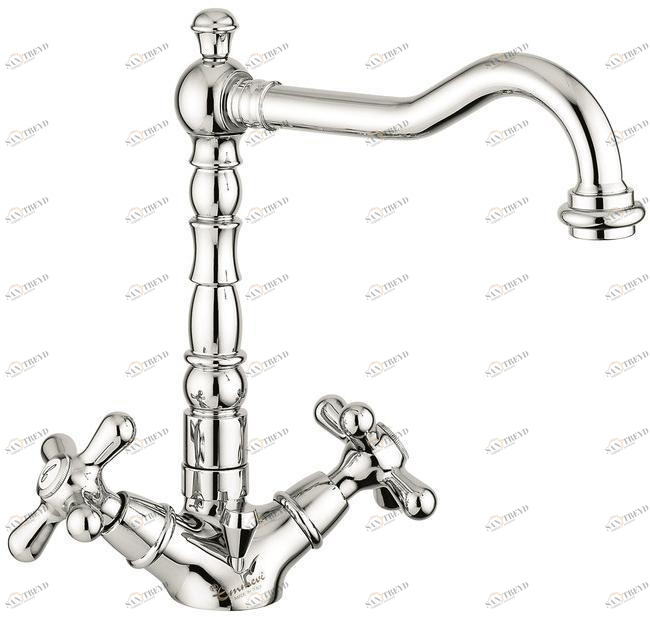 EMMEVI RUBINETTERIE Смеситель для умывальника на одно отверстие с автоматическим сливом Decò old sun-id-1370361