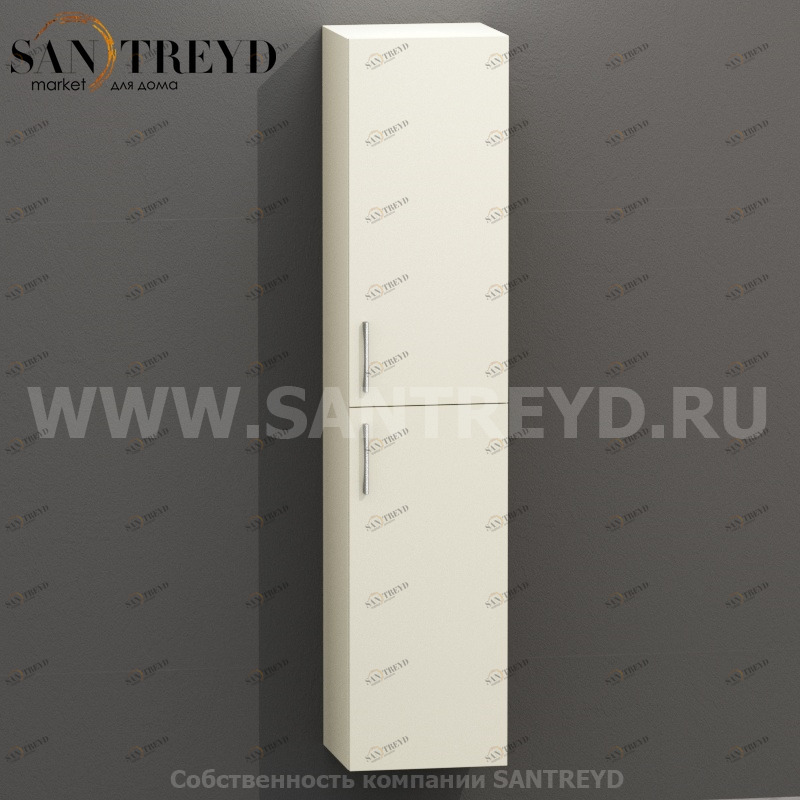 MDC017 Высокий шкаф с двумя створками 160 см бежевый Globo 4ALL Италия Ceramica Globo