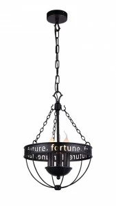 Люстра дизайнерская Boot черная 1502-3P SUPERNW СВЕЧИ 056230 Черный