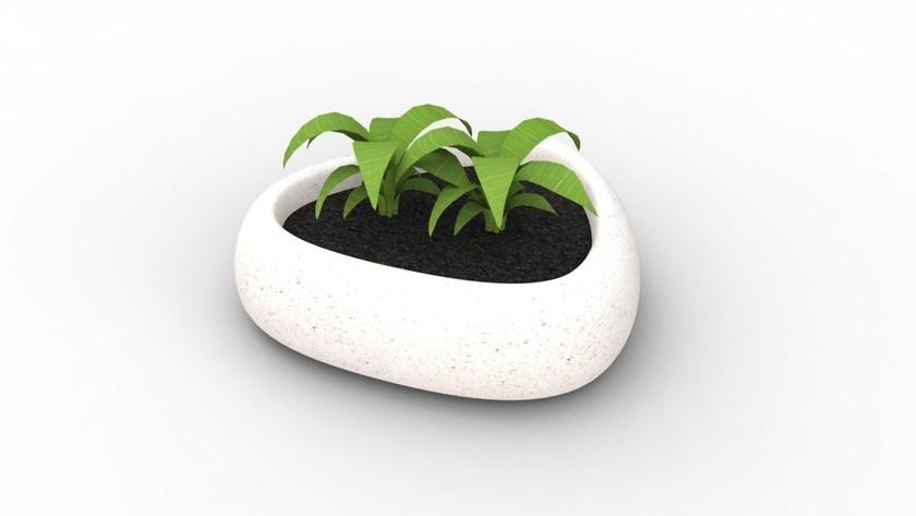 Manufatti Viscio Низкий горшок для общественных мест из реконструированного камня sun-id-1396845 - Вид №5