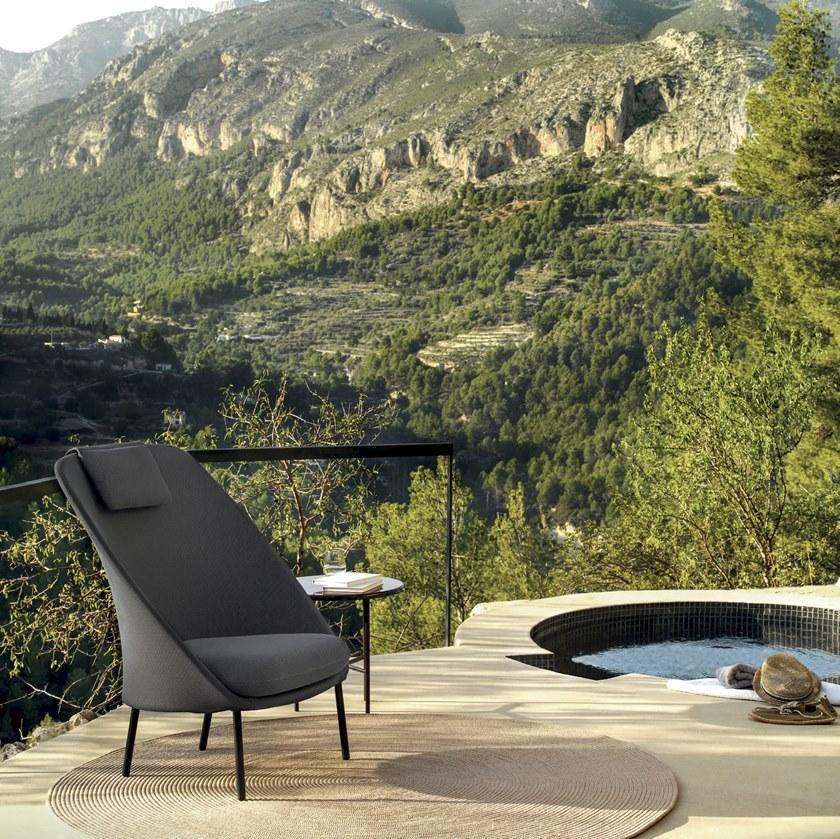 EXPORMIM Садовое кресло из ткани с подголовником Twins C171 - Вид №2