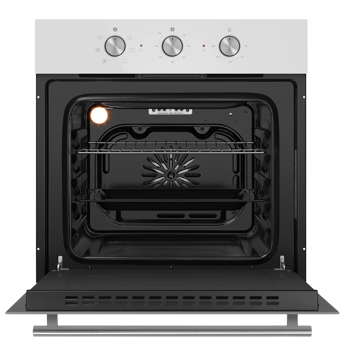 9100941 Электрический духовой шкаф HOMSair OEF606WH белый STDN-0133331 - Вид №2