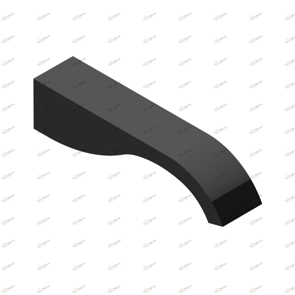 A2T-22SG Излив для ванны встраиваемый в стену - СУПЕР ГОЛИАФ Thg-paris Masque de Femme, métal gravé Покрытие PVD бронза A2T 22SG CAT.F