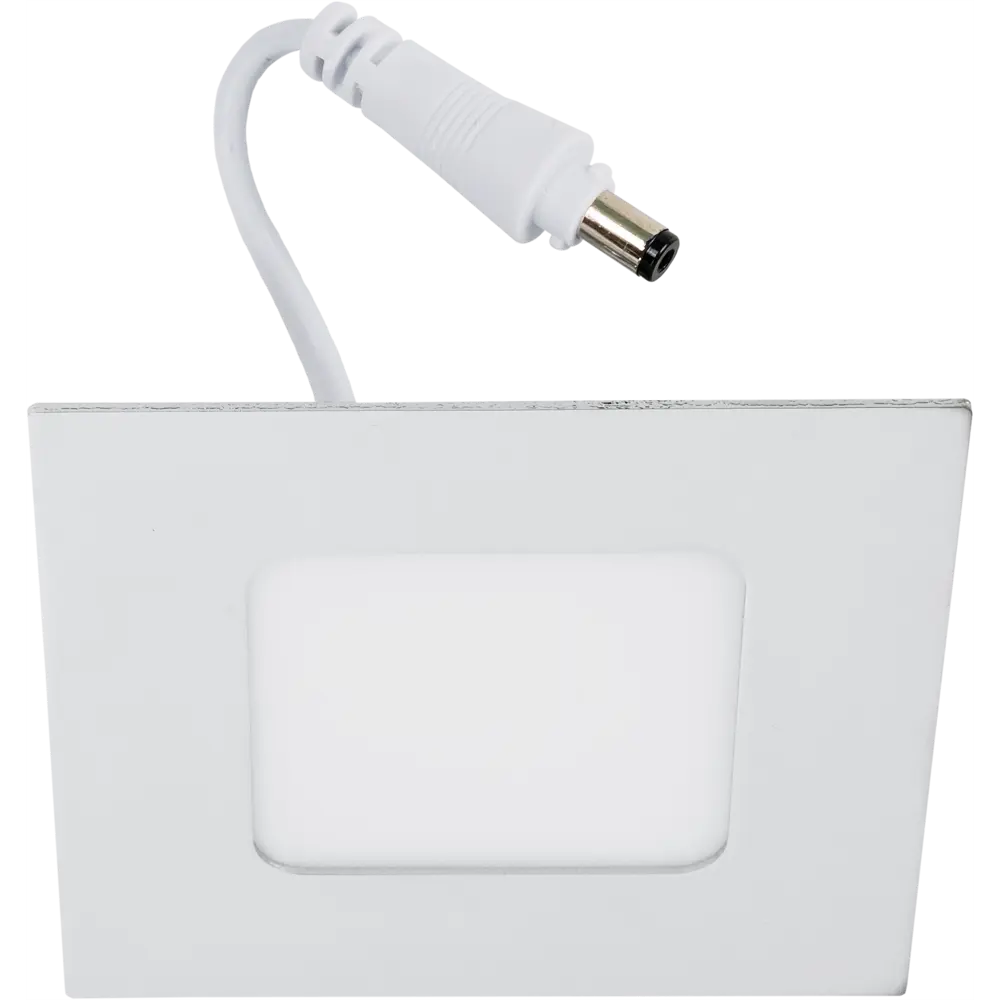 Светильник встраиваемый светодиодный квадратный DLUS LED5W 5 Вт цвет хром LUMIN ARTE STLM-2138186 - Вид №1