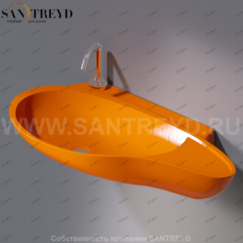 L500T0R1V4.114 Подвесная раковина настенная овальная A. e T. Italia SPOT AeT ITALIA ACCENT